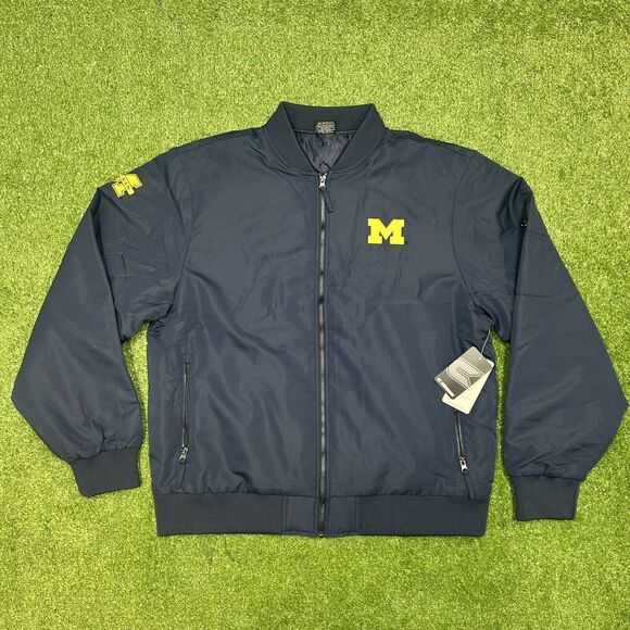 Colosseum Michigan Wolverines Endzone Midweight Jacket $85 size Men's XL